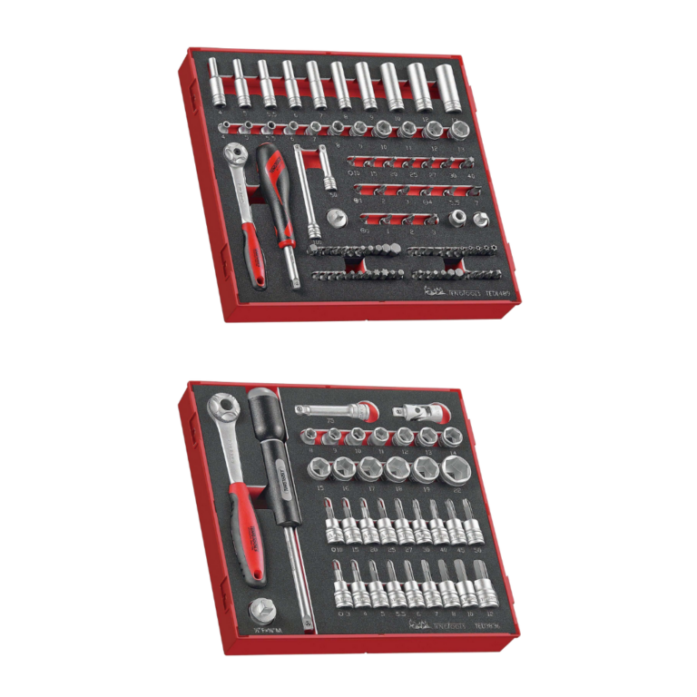 Teng Tools - Teng Tools 246 Piece Complete Mixed Service Tool Kit With Black USA Tool Box  - TC806NBK-USA4 - TC806NBK-USA4