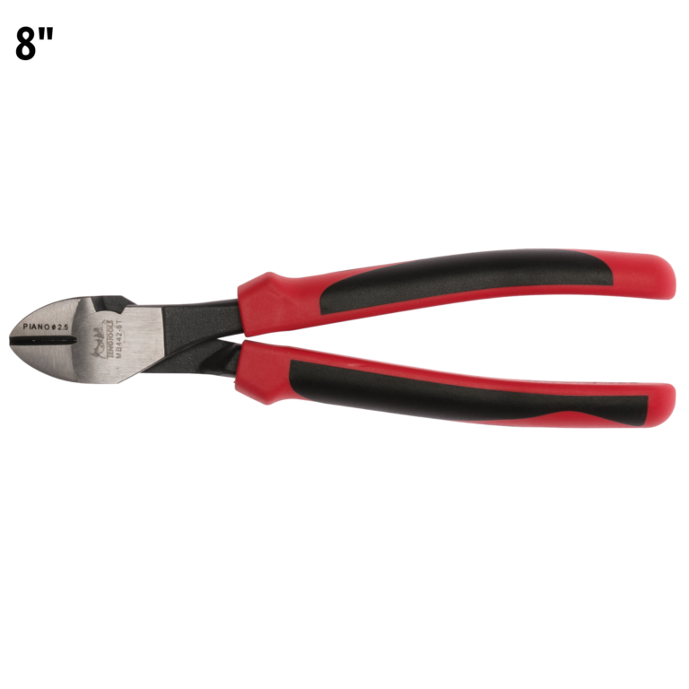 Teng Tools - Teng Tools 8 Inch Heavy Duty Precision Side Cutting Pliers With TPR Grip Handles - MB442-8T - MB442-8T