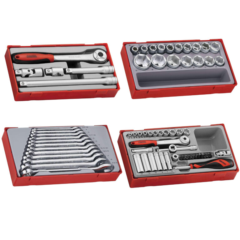 Teng Tools - Teng Tools 173 Piece Complete Mixed Service Tool Kit With Black USA Tool Box - TC806NBK-USA3 - TC806NBK-USA3