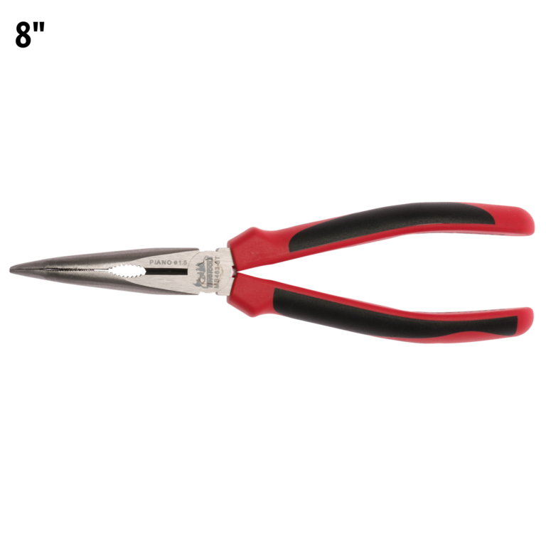 Teng Tools - Teng Tools 8 Inch TPR Grip 45 Degree Bent / Angled Long Nose Pliers - MB463-8T - MB463-8T