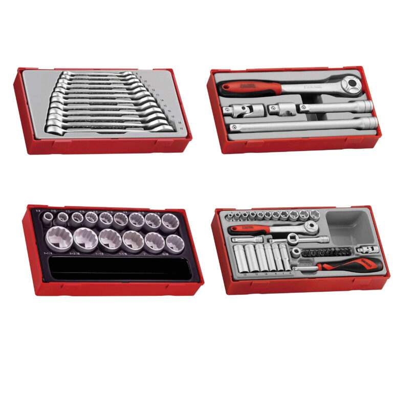 Teng Tools - Teng Tools 184 Piece Complete Mixed Service Tool Kit With Black USA Tool Box  - TC806NBK-USA1 - TC806NBK-USA1