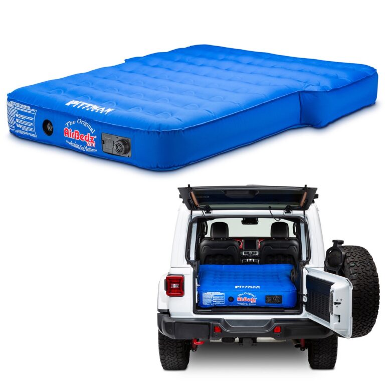 “AirBedz XUV” JEEP, SUV & Crossover Vehicle Rear Seats Down Air Mattress with Built-in Rechargeable Battery Air Pump