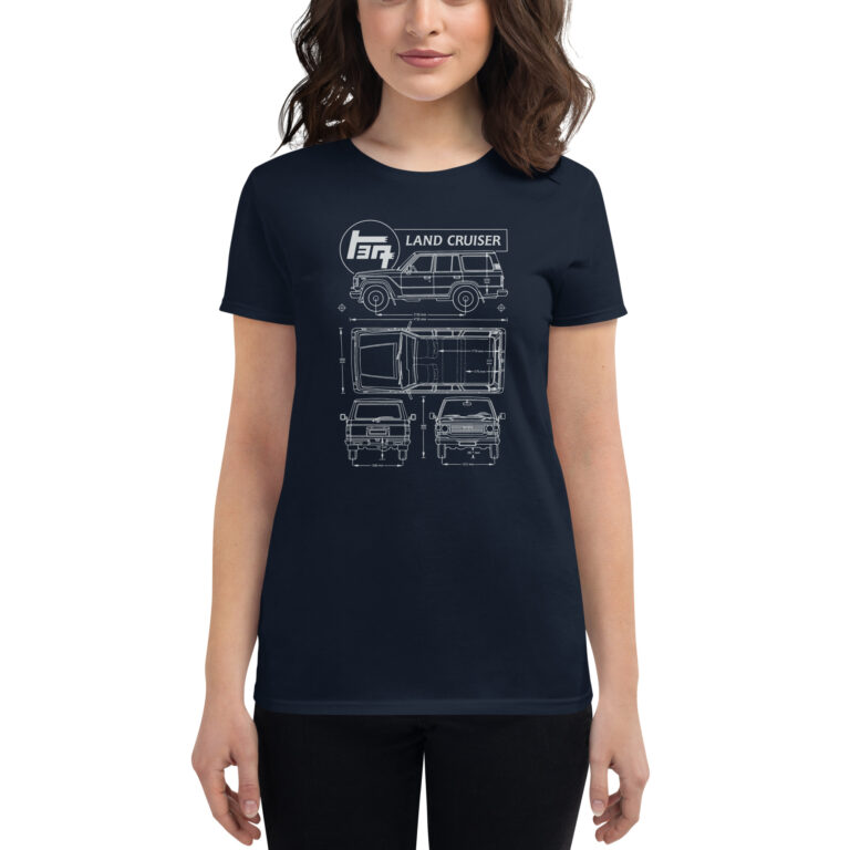 Land Cruiser Blueprint Women's Short Sleeve T-shirt